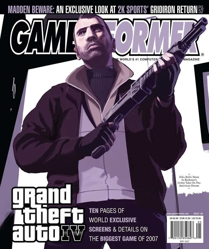 Game Informer GTA IV cover, 2007, issue 169